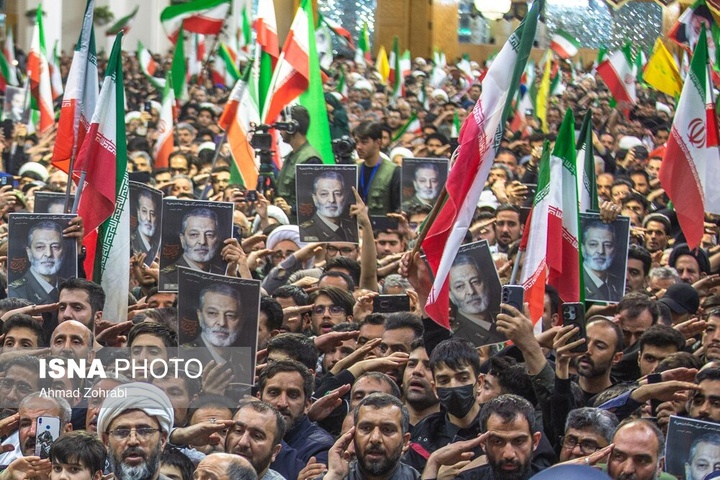 وداع با پیکر مطهر سرلشکر شهید "سید عبدالرحیم موسوی" - قم