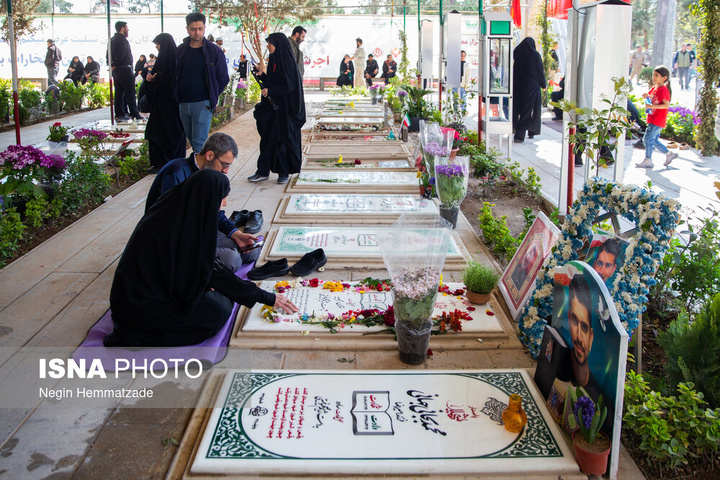 میزبانی شهدای رمضان از خانواده‌ها در روز طبیعت