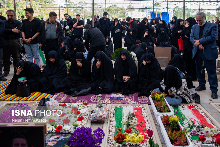 میزبانی شهدای رمضان از خانواده‌ها در روز طبیعت