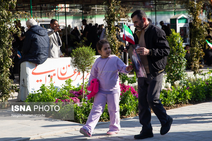 میزبانی شهدای رمضان از خانواده‌ها در روز طبیعت