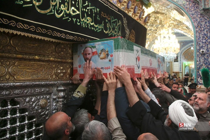 مراسم تشییع پیکر مطهر ۱۷ شهید حملات آمریکایی اسرائیلی در قم