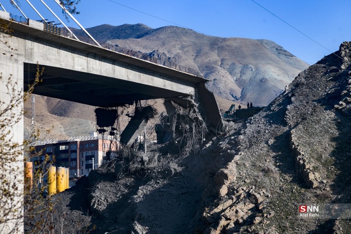 حمله مجدد و بمباران پل B1 کرج توسط آمریکا اسرائیل