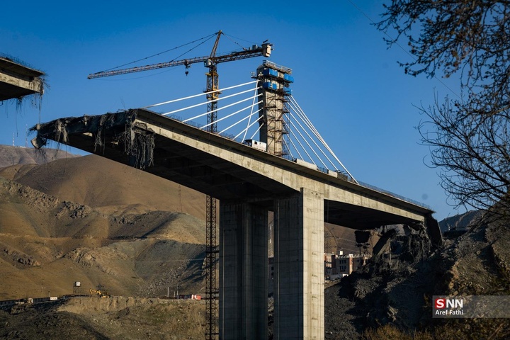 حمله مجدد و بمباران پل B1 کرج توسط آمریکا اسرائیل