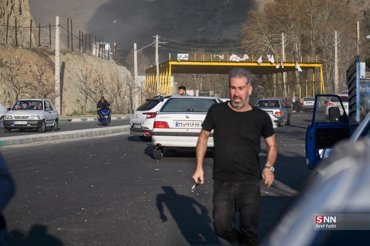 حمله مجدد و بمباران پل B1 کرج توسط آمریکا اسرائیل