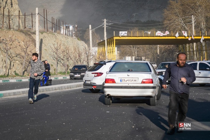 حمله مجدد و بمباران پل B1 کرج توسط آمریکا اسرائیل