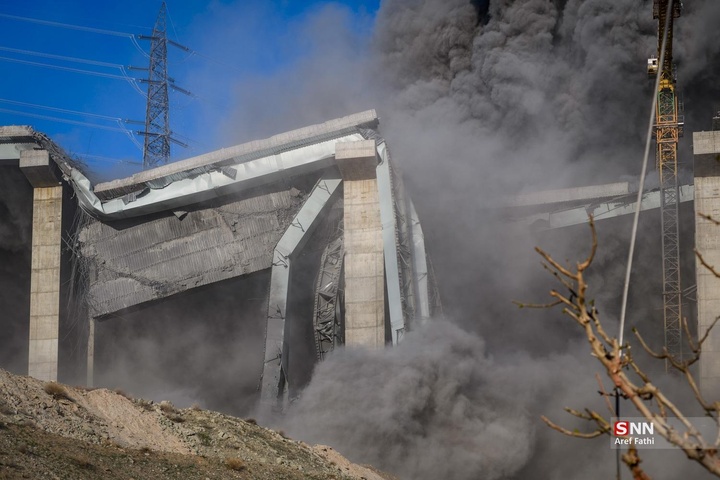 حمله مجدد و بمباران پل B1 کرج توسط آمریکا اسرائیل