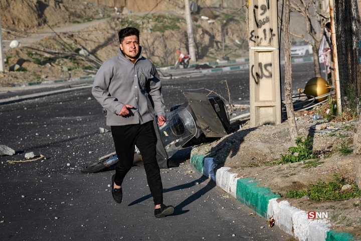 حمله مجدد و بمباران پل B1 کرج توسط آمریکا اسرائیل