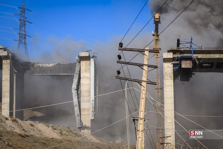 حمله مجدد و بمباران پل B1 کرج توسط آمریکا اسرائیل