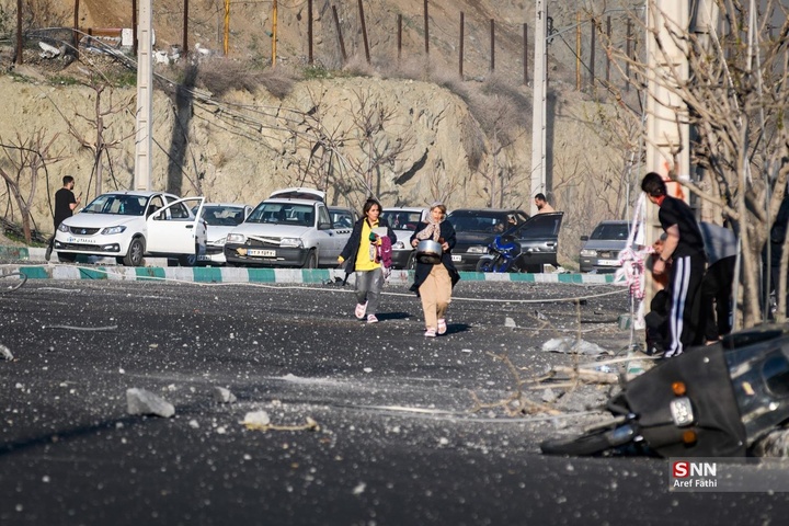 حمله مجدد و بمباران پل B1 کرج توسط آمریکا اسرائیل