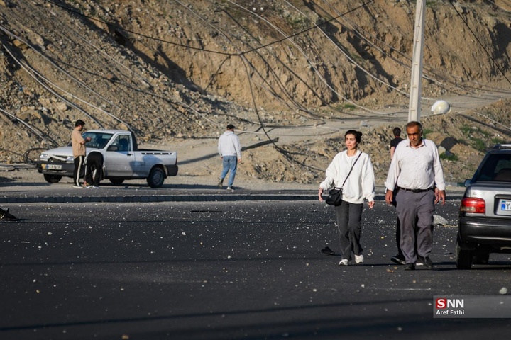 حمله مجدد و بمباران پل B1 کرج توسط آمریکا اسرائیل