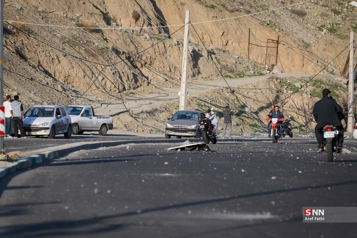 حمله مجدد و بمباران پل B1 کرج توسط آمریکا اسرائیل