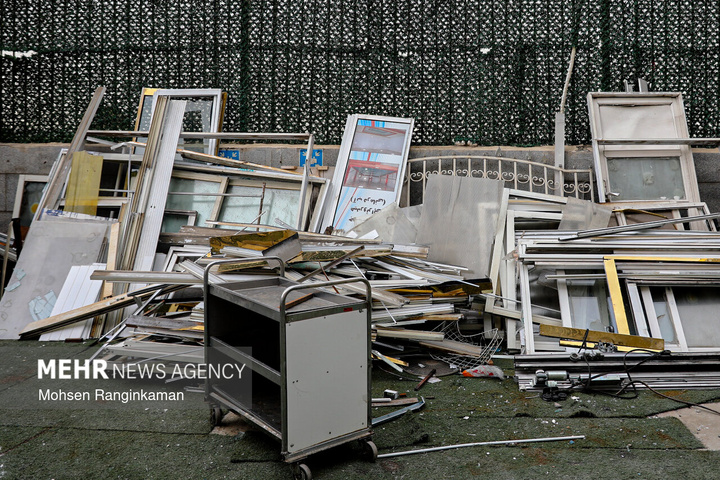 آثار تجاوز به بیمارستان روانپزشکی دل‌آرام