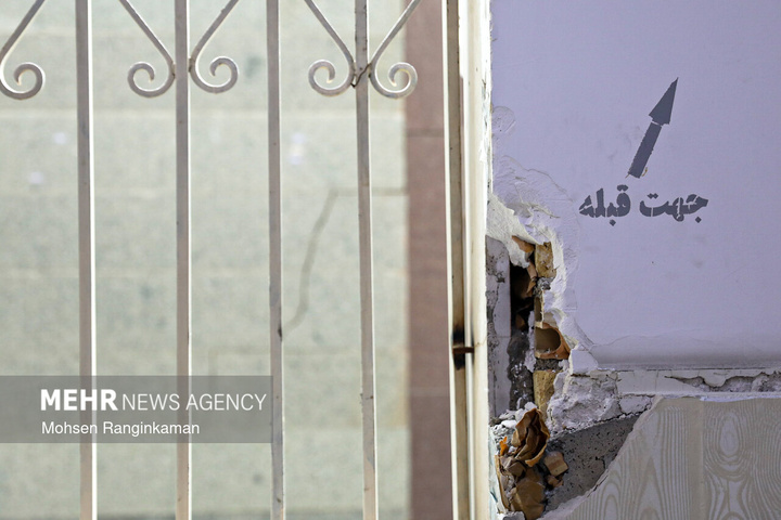 آثار تجاوز به بیمارستان روانپزشکی دل‌آرام