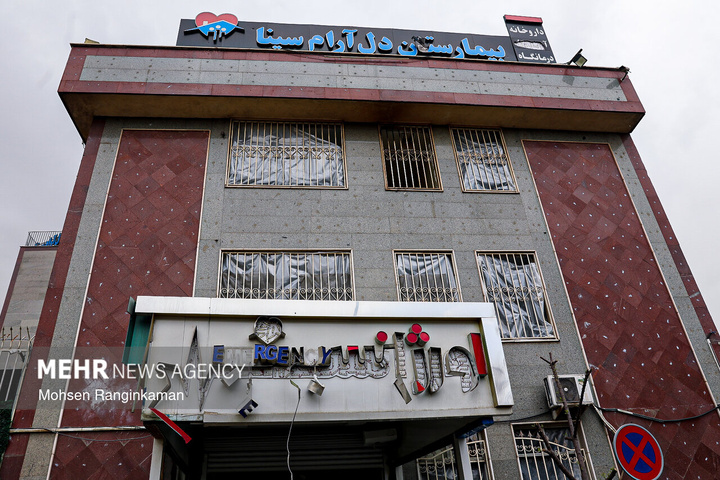 آثار تجاوز به بیمارستان روانپزشکی دل‌آرام