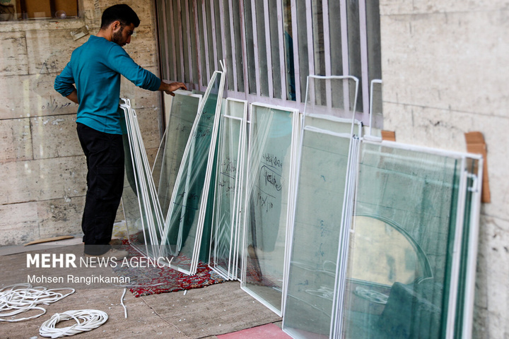 گروه‌های جهادی، پای کار بازسازی مناطق آسیب دیده در جنگ