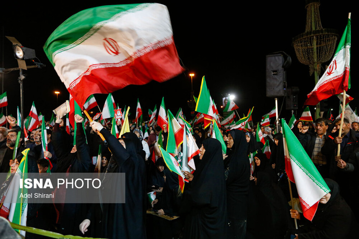 اجتماع مردم در حمایت از مدافعان وطن - اصفهان