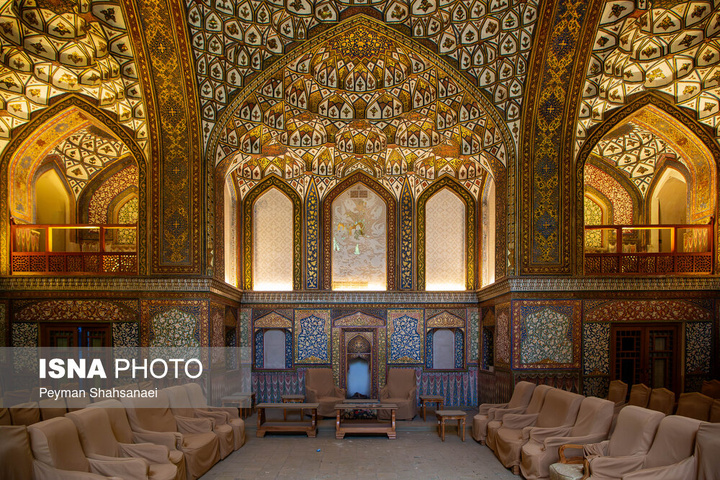 خسارات ناشی از تجاوز هوایی آمریکایی صهیونی به تالار اشرف اصفهان