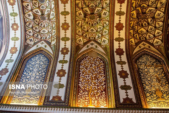 خسارات ناشی از تجاوز هوایی آمریکایی صهیونی به تالار اشرف اصفهان