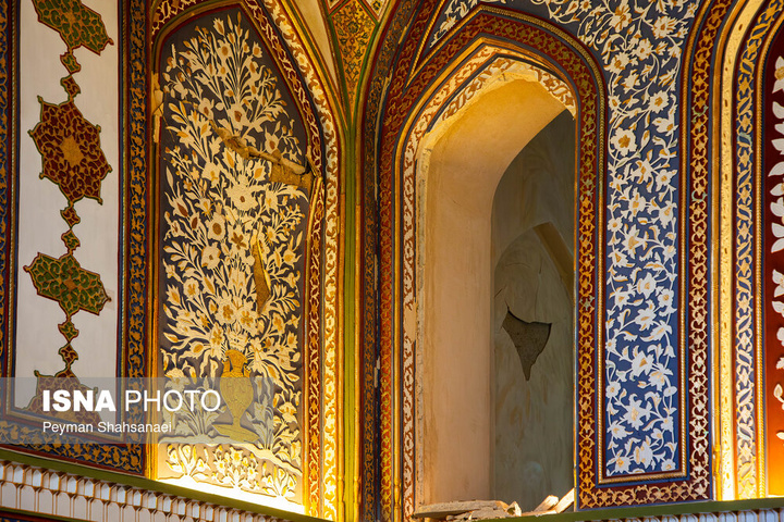 خسارات ناشی از تجاوز هوایی آمریکایی صهیونی به تالار اشرف اصفهان