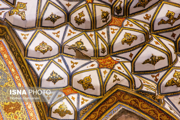 خسارات ناشی از تجاوز هوایی آمریکایی صهیونی به تالار اشرف اصفهان