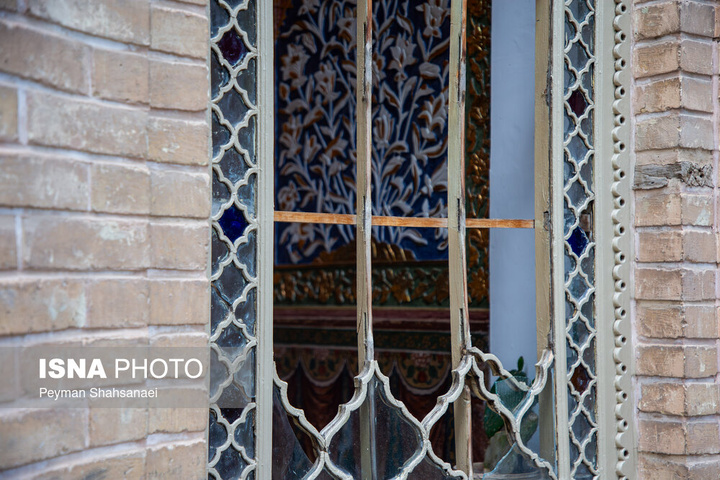 خسارات ناشی از تجاوز هوایی آمریکایی صهیونی به تالار اشرف اصفهان