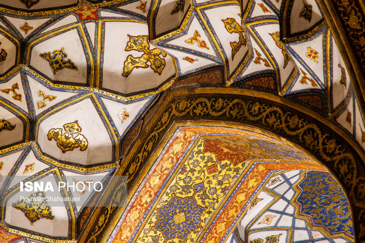 خسارات ناشی از تجاوز هوایی آمریکایی صهیونی به تالار اشرف اصفهان