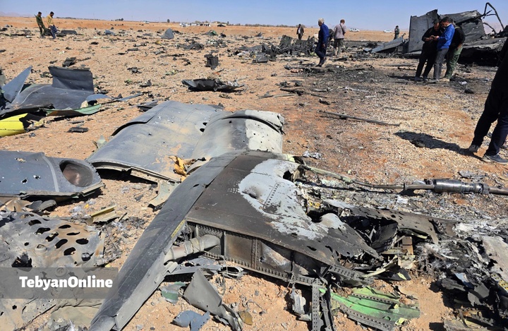 تصاویر تبیان از هواگردهای منهدم شده آمریکایی در جنوب اصفهان / عملیات طبس ۲