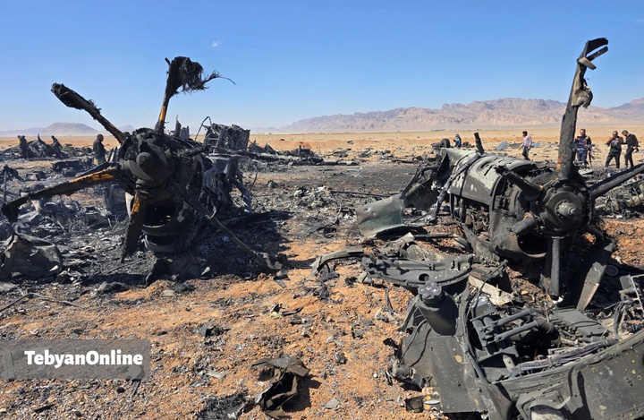 تصاویر تبیان از هواگردهای منهدم شده آمریکایی در جنوب اصفهان / عملیات طبس ۲
