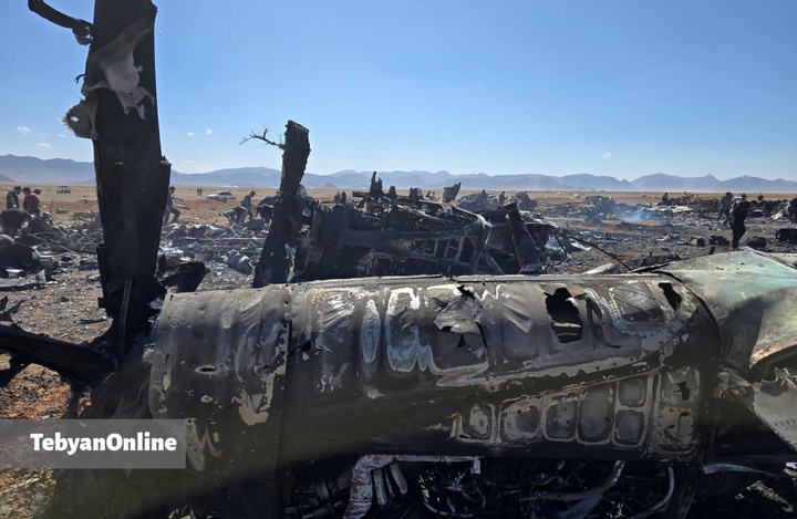 تصاویر تبیان از هواگردهای منهدم شده آمریکایی در جنوب اصفهان / عملیات طبس ۲