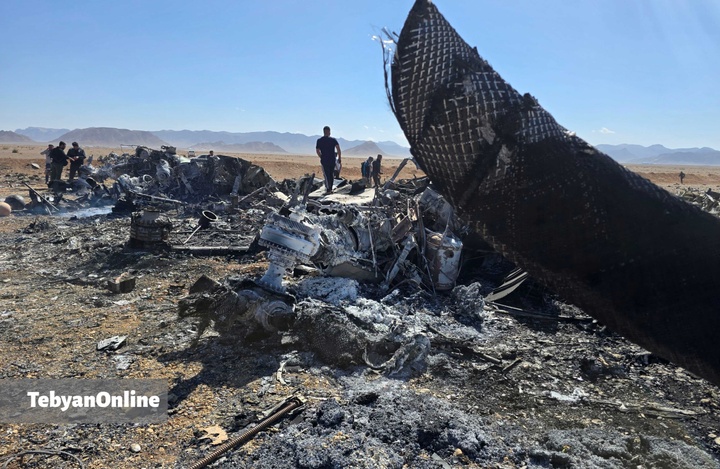 تصاویر تبیان از هواگردهای منهدم شده آمریکایی در جنوب اصفهان / عملیات طبس ۲