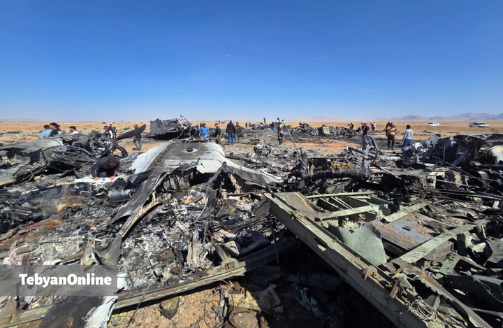 تصاویر تبیان از هواگردهای منهدم شده آمریکایی در جنوب اصفهان / عملیات طبس ۲