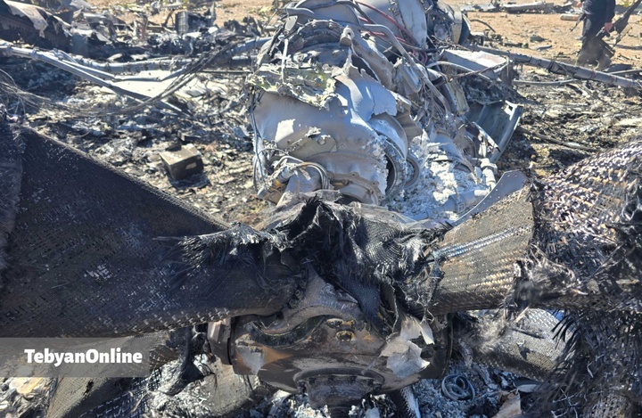 تصاویر تبیان از هواگردهای منهدم شده آمریکایی در جنوب اصفهان / عملیات طبس ۲