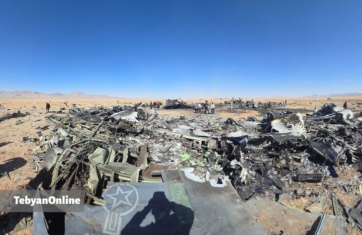 تصاویر تبیان از هواگردهای منهدم شده آمریکایی در جنوب اصفهان / عملیات طبس ۲
