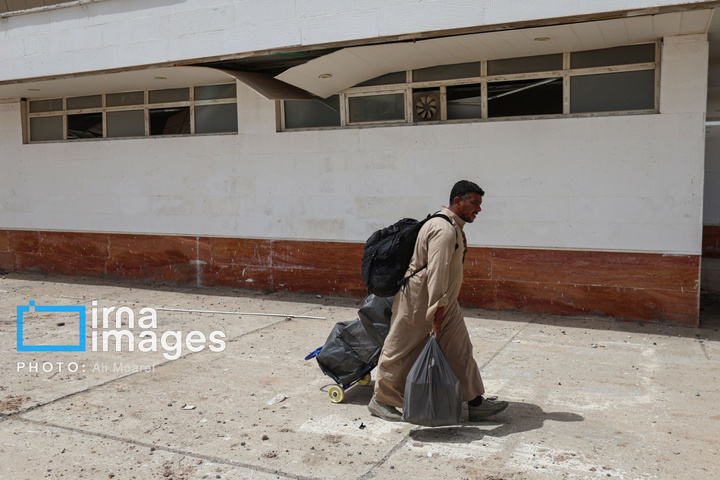 حمله هوایی به پایانه مرزی شلمچه