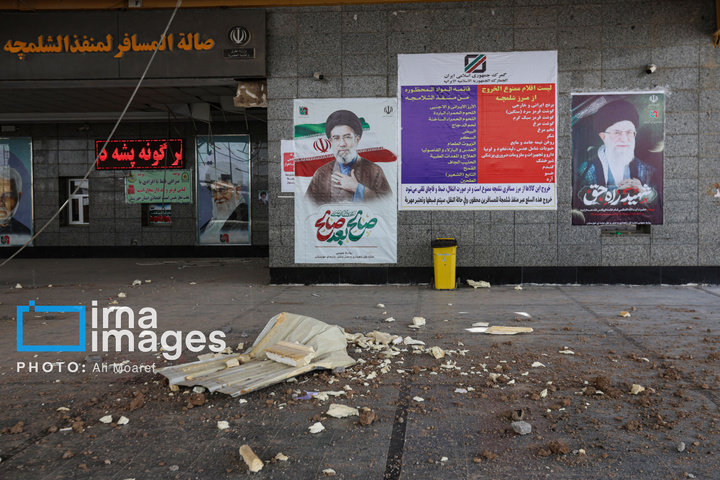 حمله هوایی به پایانه مرزی شلمچه