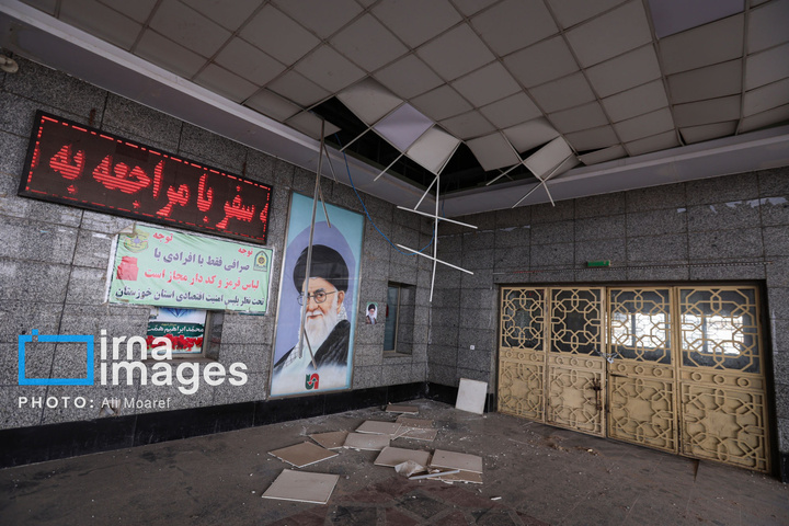 حمله هوایی به پایانه مرزی شلمچه