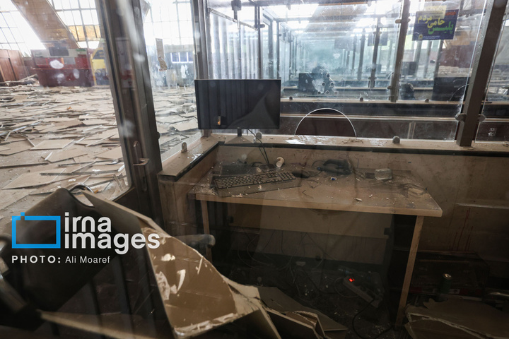 حمله هوایی به پایانه مرزی شلمچه