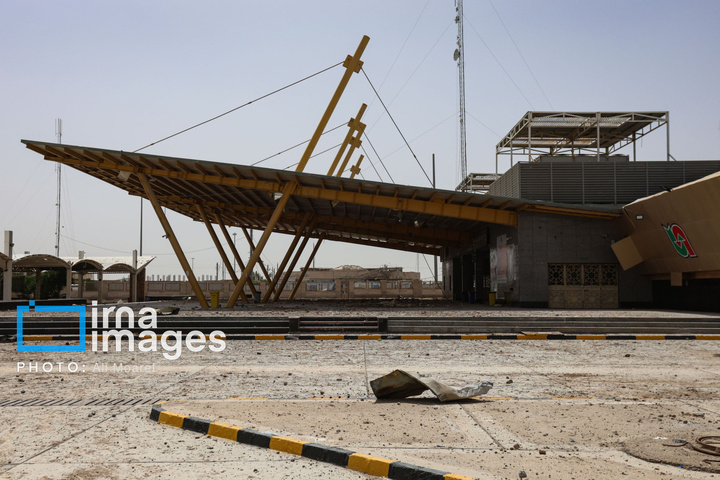 حمله هوایی به پایانه مرزی شلمچه