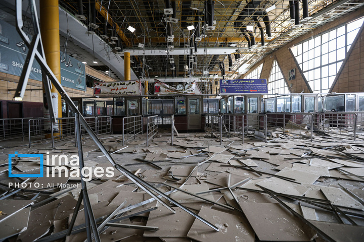 حمله هوایی به پایانه مرزی شلمچه