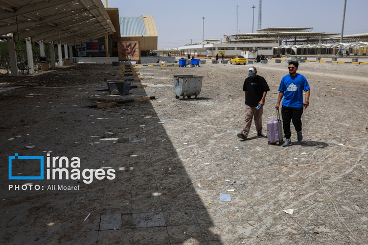 حمله هوایی به پایانه مرزی شلمچه