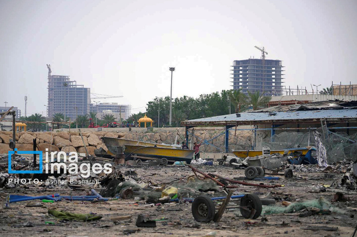 حمله هوایی به اسکله دوحه