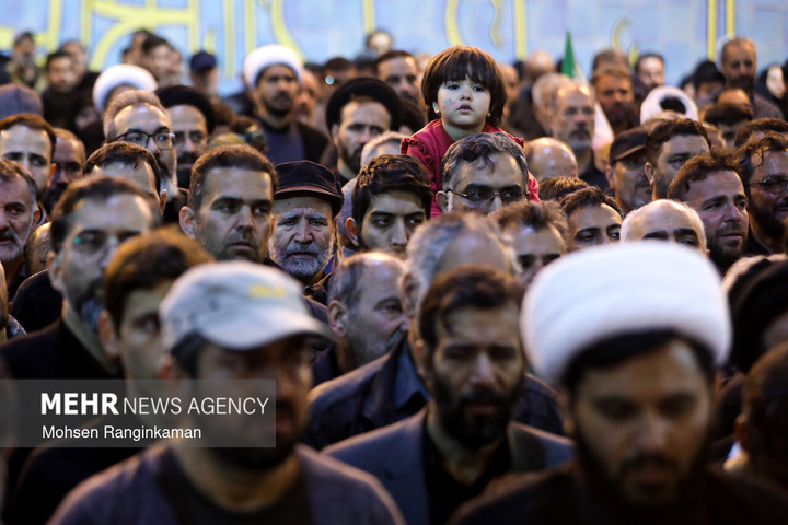 وداع با پیکر شهدای حملات صهیونی-آمریکایی