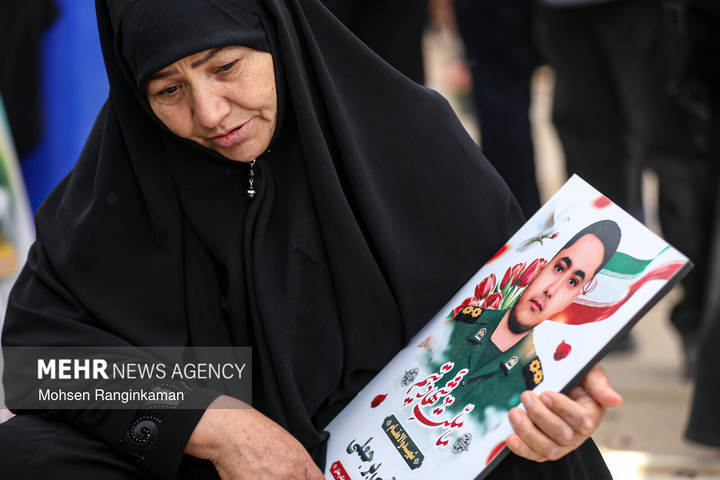 وداع با پیکر شهدای حملات صهیونی-آمریکایی