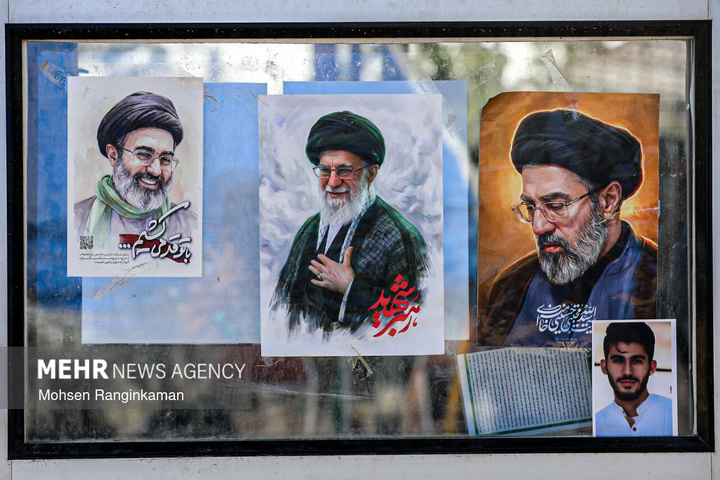 وداع با پیکر شهدای حملات صهیونی-آمریکایی