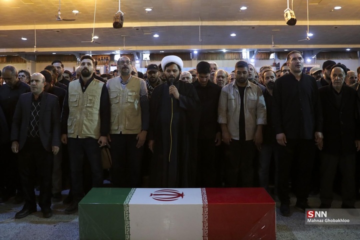 تشییع و خاکسپاری فرمانده یگان ویژه فاتحین در بهشت زهرا (سلام‌الله علیها)