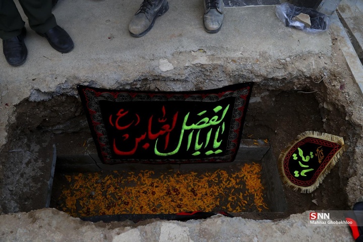 تشییع و خاکسپاری فرمانده یگان ویژه فاتحین در بهشت زهرا (سلام‌الله علیها)