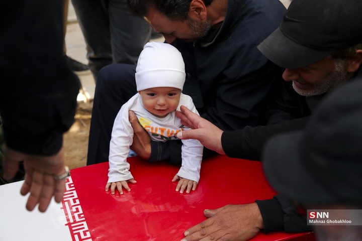 تشییع و خاکسپاری فرمانده یگان ویژه فاتحین در بهشت زهرا (سلام‌الله علیها)