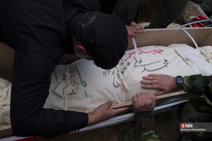 تشییع و خاکسپاری فرمانده یگان ویژه فاتحین در بهشت زهرا (سلام‌الله علیها)