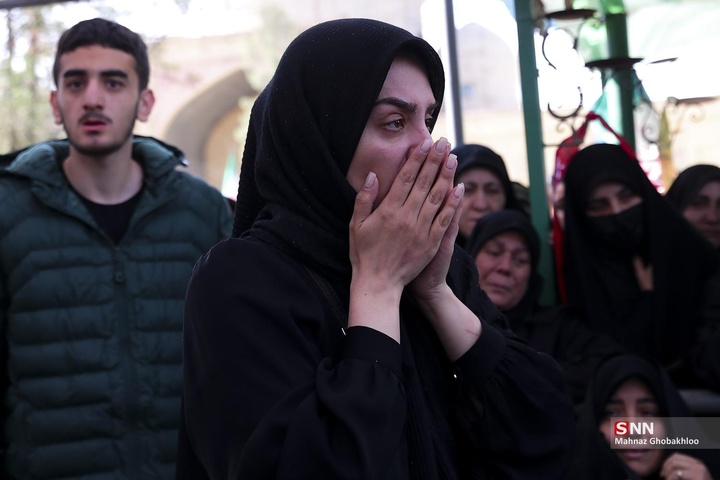 تشییع و خاکسپاری فرمانده یگان ویژه فاتحین در بهشت زهرا (سلام‌الله علیها)