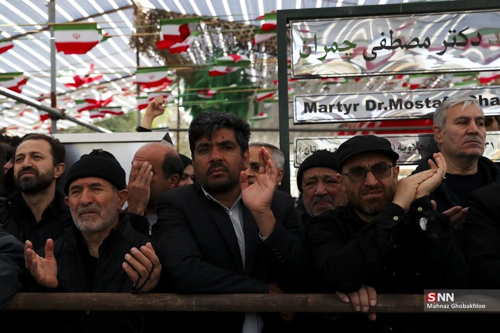 تشییع و خاکسپاری فرمانده یگان ویژه فاتحین در بهشت زهرا (سلام‌الله علیها)